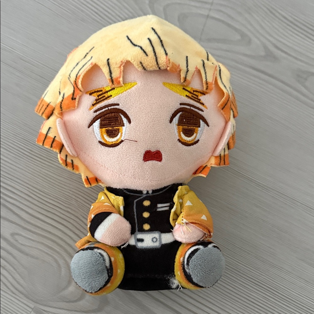 Demon Slayer Zenitsu Anime Plush Doll